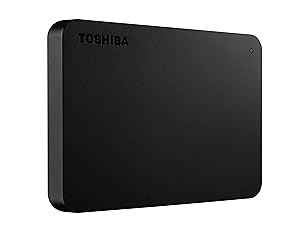 Toshiba Canvio Basics USB 3.0 Portable External HDD for PC, Laptop & Mac