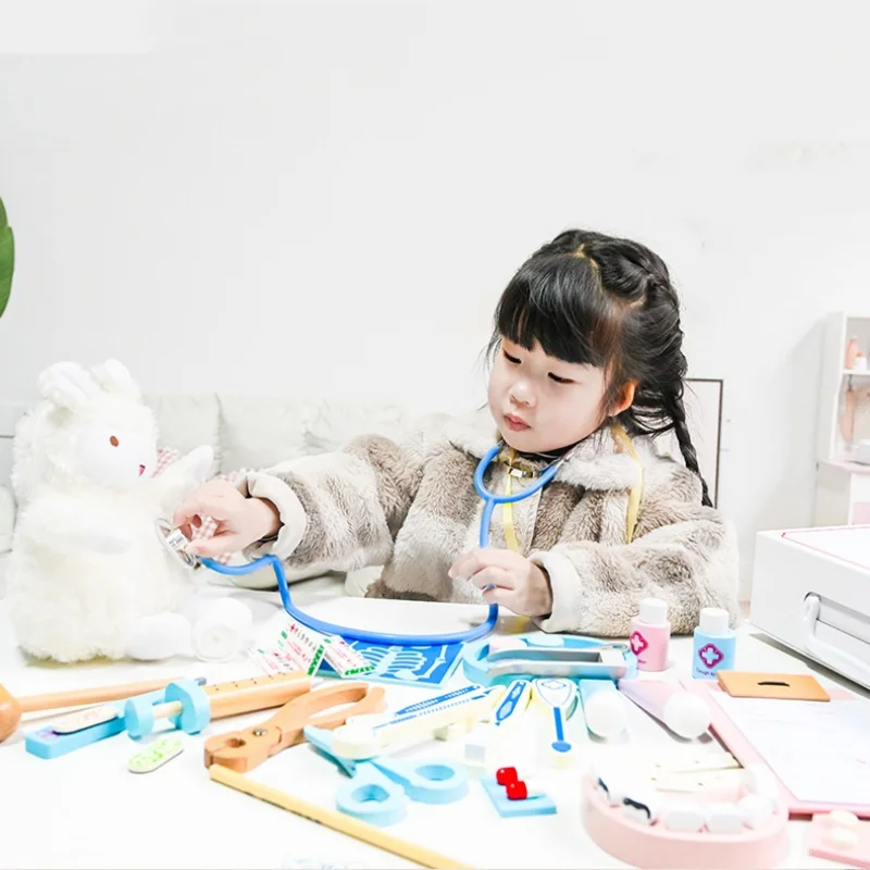 Wooden Doctor Kit For Kids