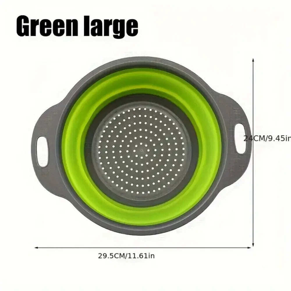 Foldable Kitchen Filter Pot with Handle & Base
