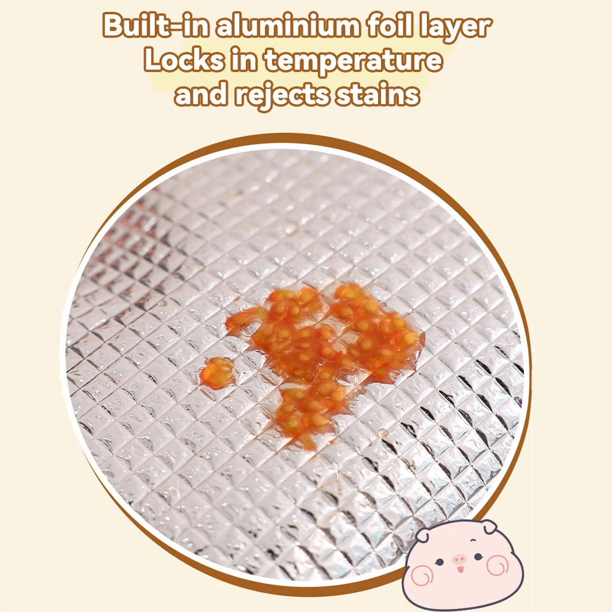 8L Cartoon Large Capacity Tote Lunch Bag