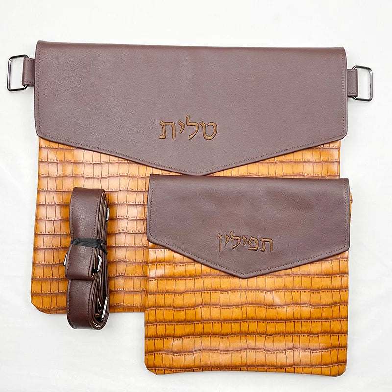 Bag Set With Shoulder Strap for Jewish Prayer