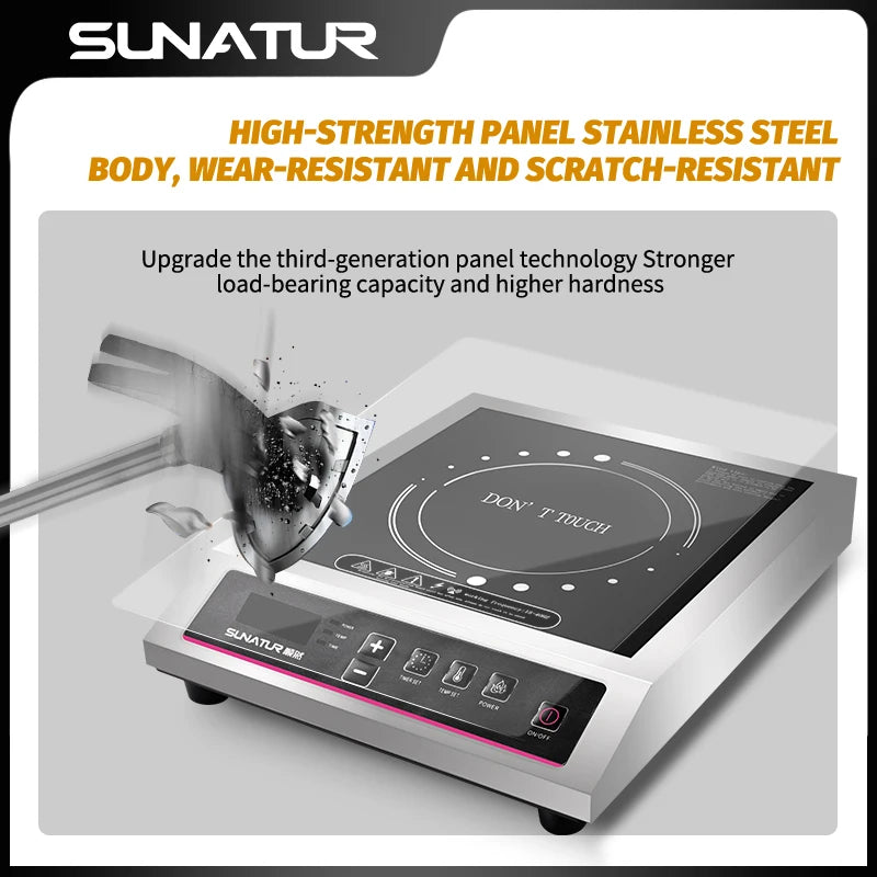 SUNATUR Mini Circular Electric Induction Stove 220V