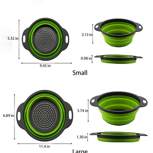 Foldable Kitchen Filter Pot with Handle & Base