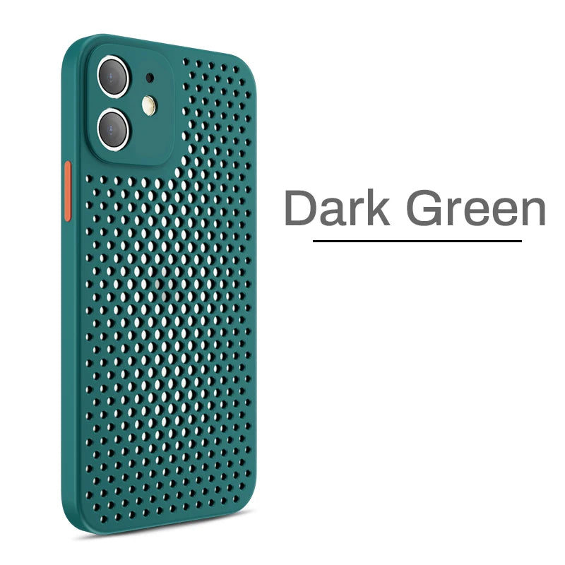 Heat Dissipation Breathable Cooling Case For iPhone