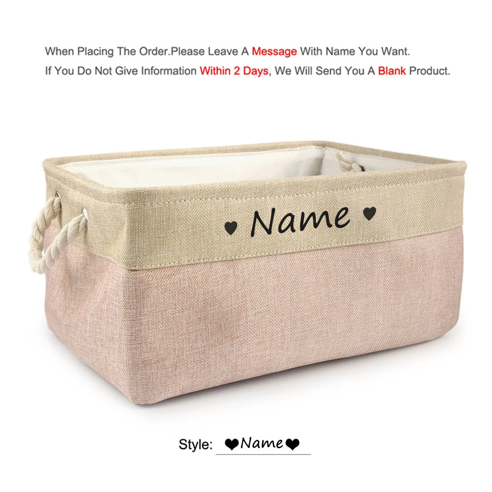 Custom Pet Storage Basket