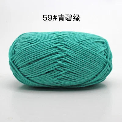 10 Balls/Lot 500g Natural Soft Silk Cotton Yarn for Knitting