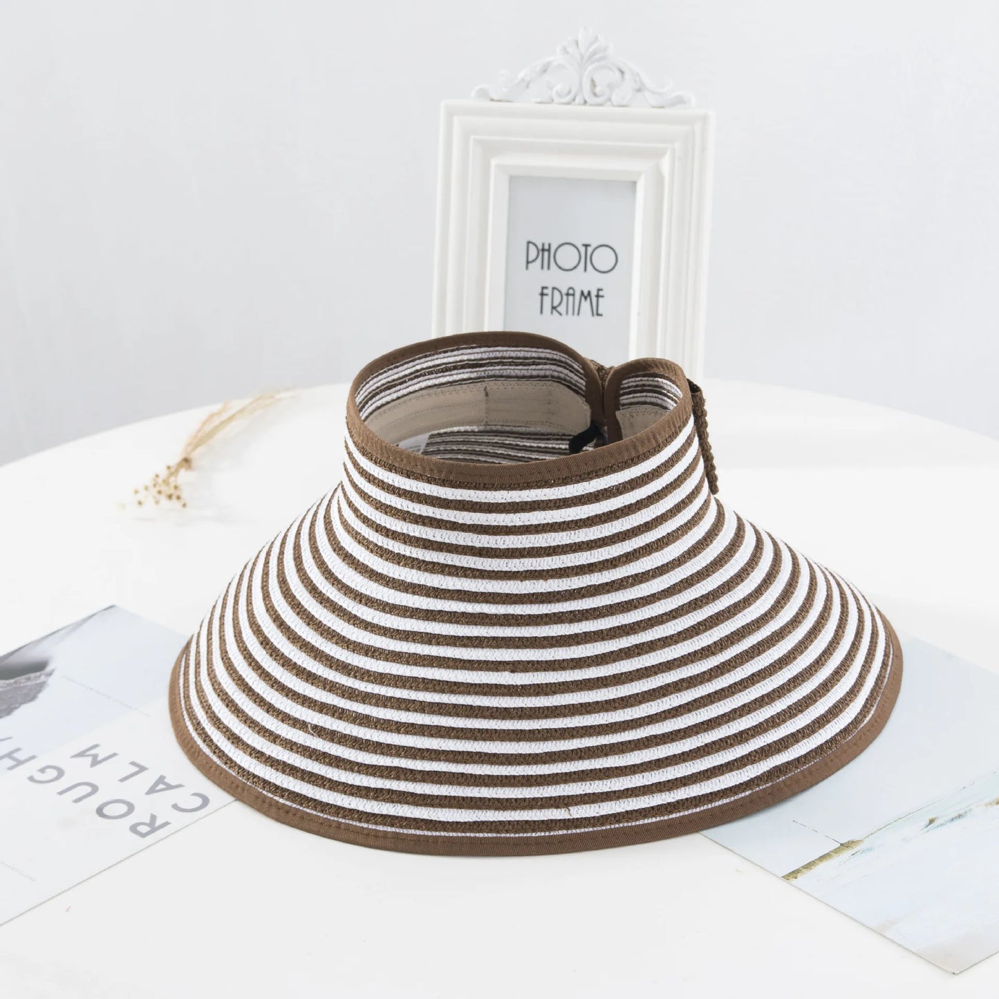 LaMaxPa Large Brim Hat Straw