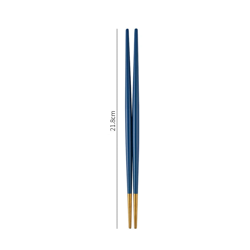1 Pair Stainless Steel Chopsticks