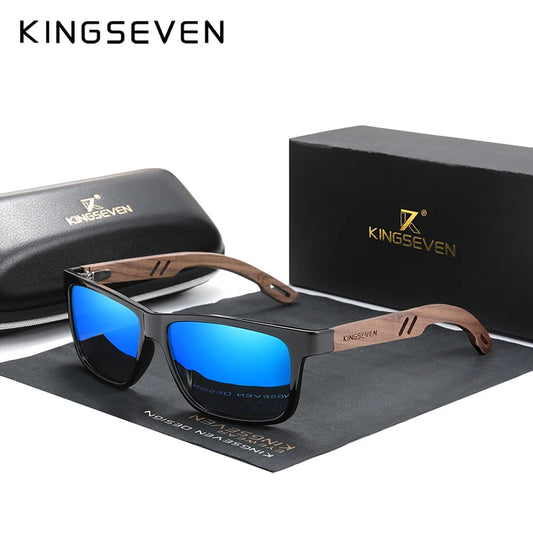 KINGSEVEN Wood Handmade Sunglasses