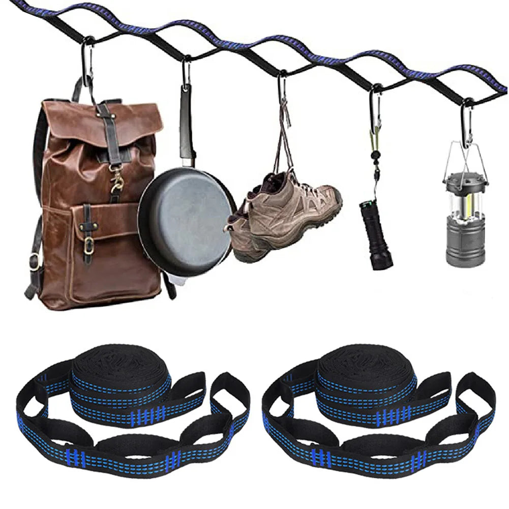 2Pcs Hammock Strap Outdoor Camping