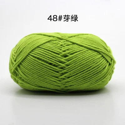 10 Balls/Lot 500g Natural Soft Silk Cotton Yarn for Knitting