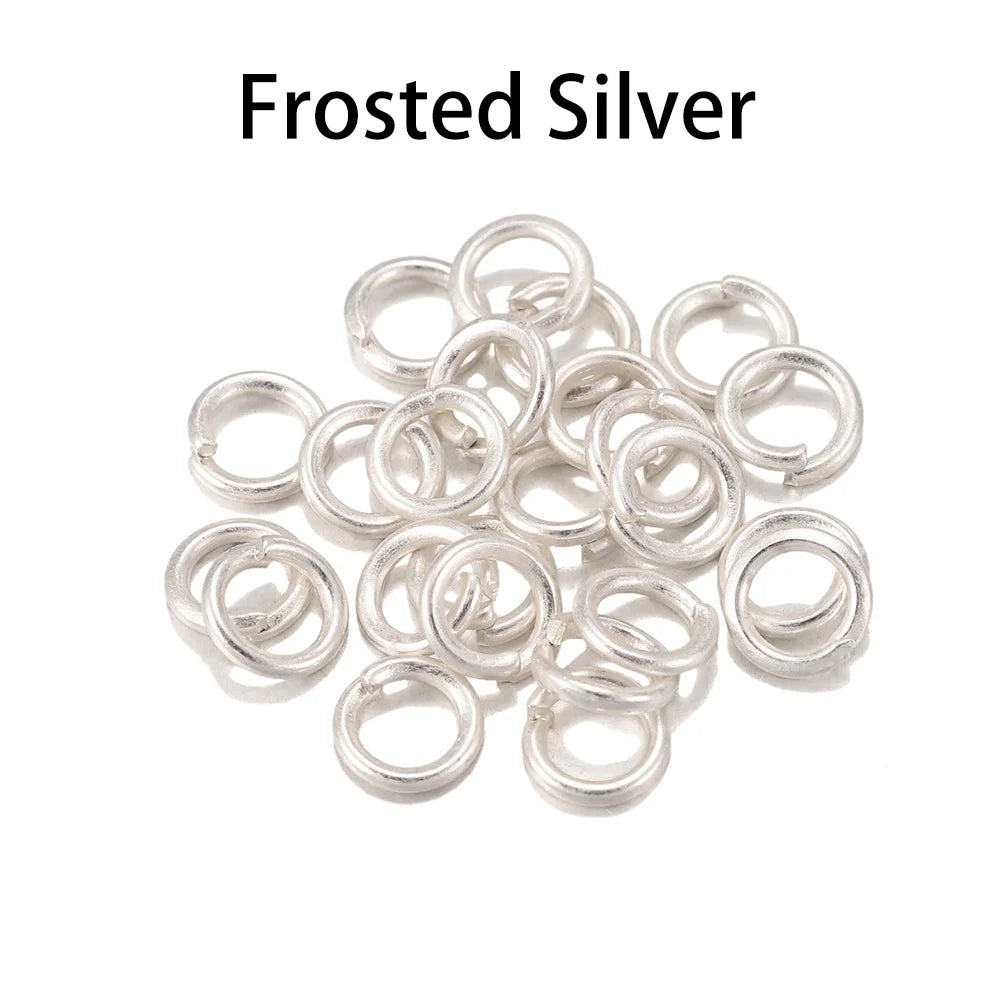50-200Pcs/lot 3-20 mm Split Rings Connectors For DIY Jewelry