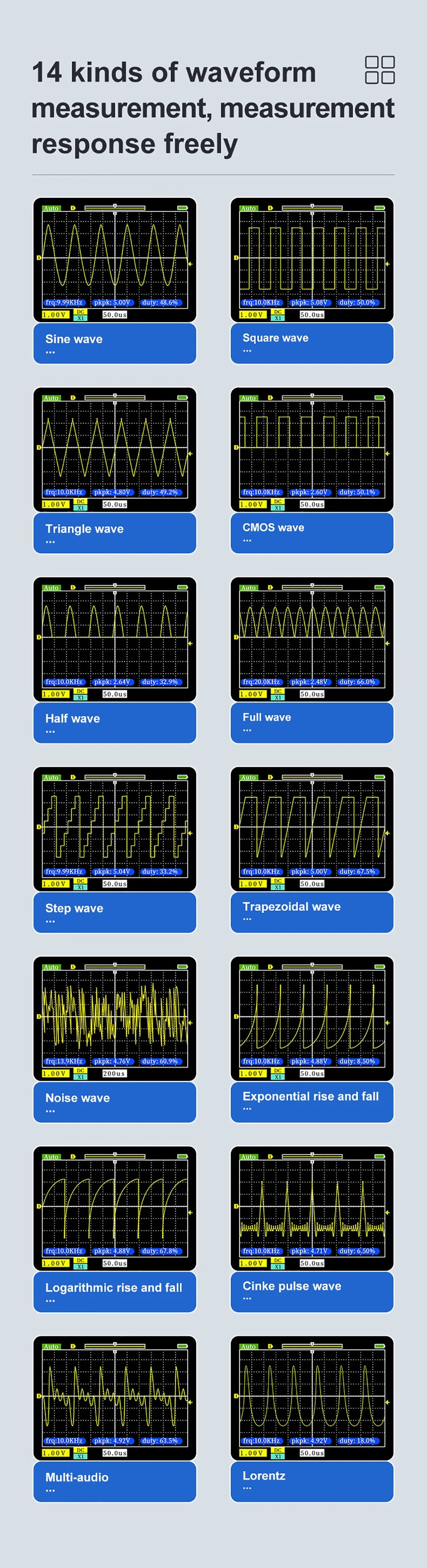 FNIRSI 1C15 Professional Digital Oscilloscope