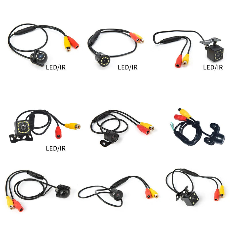 Hippcron Car Rear View Camera 4 LED Night Vision