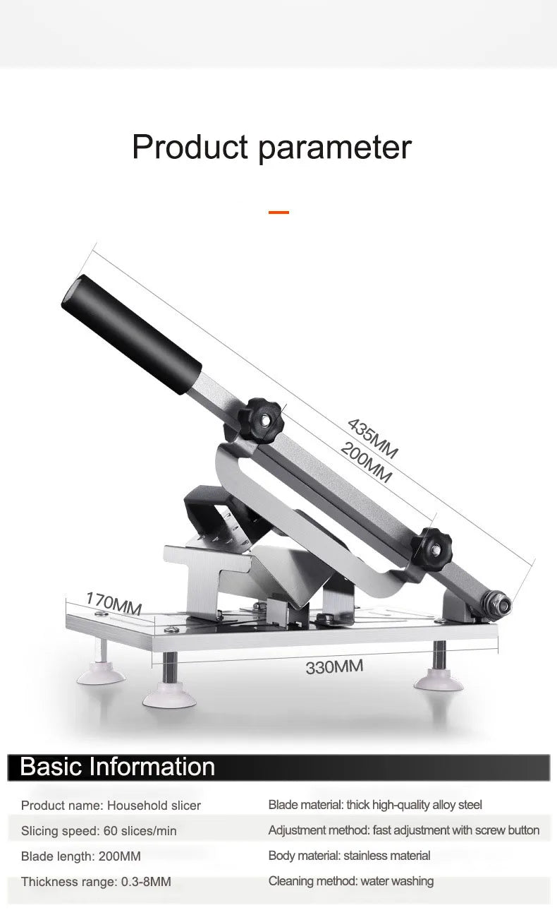 Commercial Household Manual Meat Slicer
