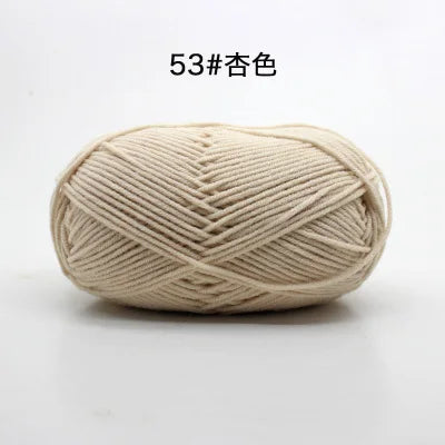 10 Balls/Lot 500g Natural Soft Silk Cotton Yarn for Knitting