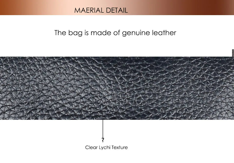 Men Genuine Leather Handbags