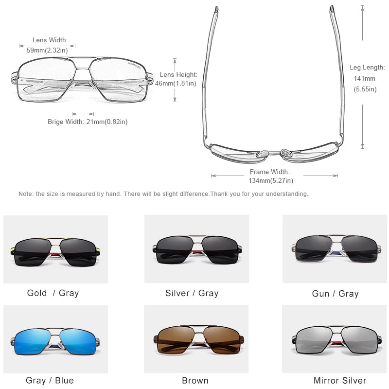 KINGSEVEN Aluminum Men's Sunglasses
