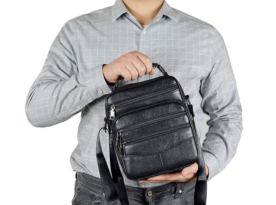 Men Genuine Leather Handbags