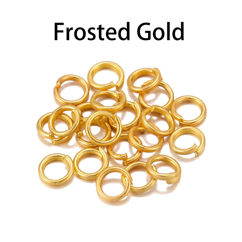 50-200Pcs/lot 3-20 mm Split Rings Connectors For DIY Jewelry
