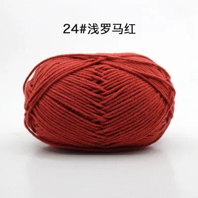 10 Balls/Lot 500g Natural Soft Silk Cotton Yarn for Knitting