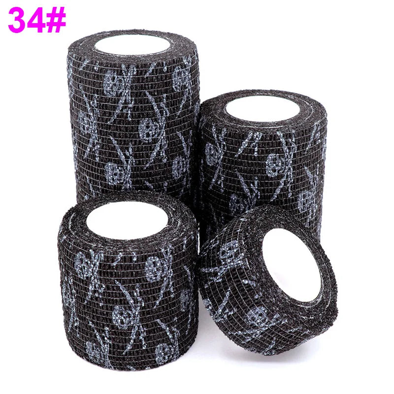 1 Pcs Printed Self Adhesive Elastic Bandage 4.8m