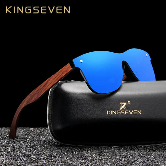 KINGSEVEN Natural Wooden Sunglasses
