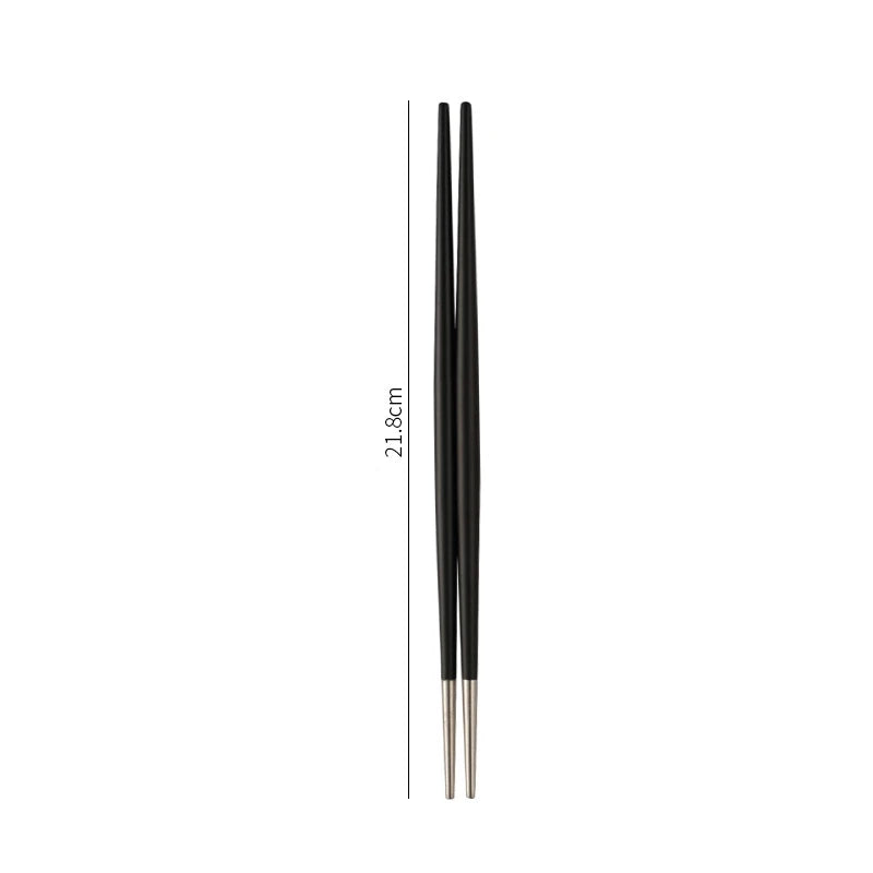 1 Pair Stainless Steel Chopsticks