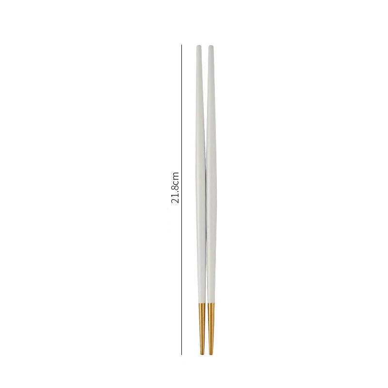 1 Pair Stainless Steel Chopsticks