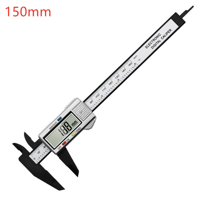 150mm 100mm Electronic Digital Caliper Carbon Fiber Digital Ruler