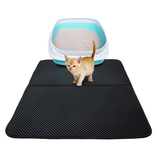 Double-Layer Cat Litter Mat