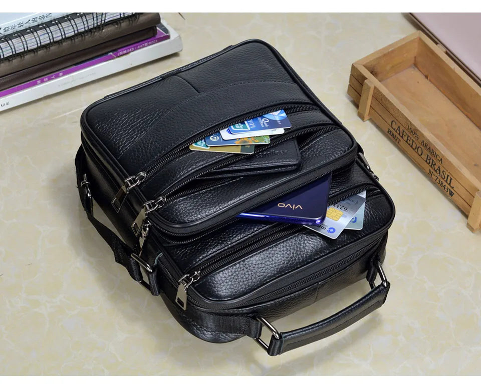 Men Genuine Leather Handbags