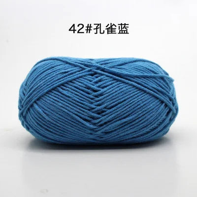 10 Balls/Lot 500g Natural Soft Silk Cotton Yarn for Knitting