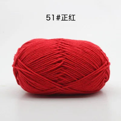 10 Balls/Lot 500g Natural Soft Silk Cotton Yarn for Knitting