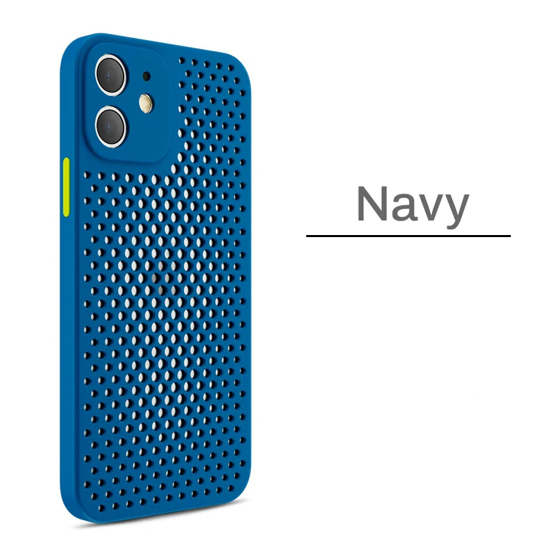 Heat Dissipation Breathable Cooling Case For iPhone