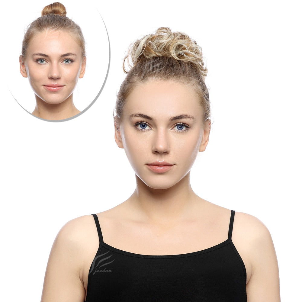 Jeedou Messy Bun Chignon Donut Hair Pad