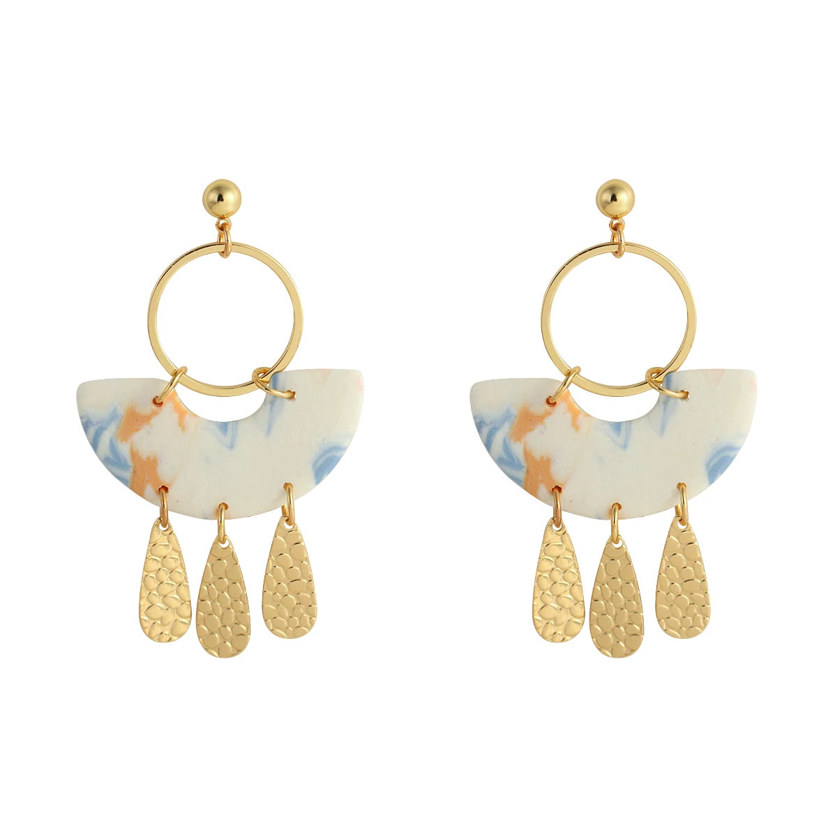 Lifefontier Bohemian Pattern Earrings