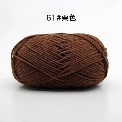 10 Balls/Lot 500g Natural Soft Silk Cotton Yarn for Knitting