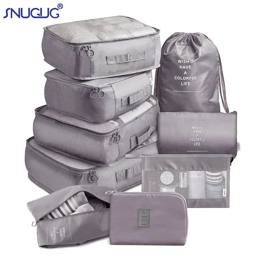 6/8/9pcs/Set Travel Organizer Storage Bags