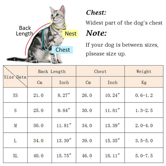 Striped Cotton Cat Vest – Spring Pet Clothes for Cats
