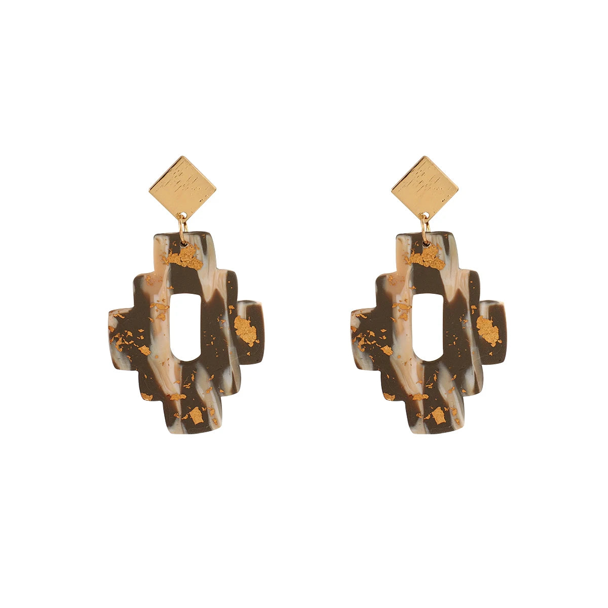 Lifefontier Bohemian Pattern Earrings