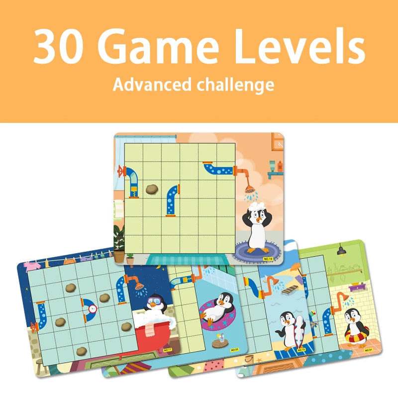 Kid Maze Jigsaw Toy Interaction Board Game