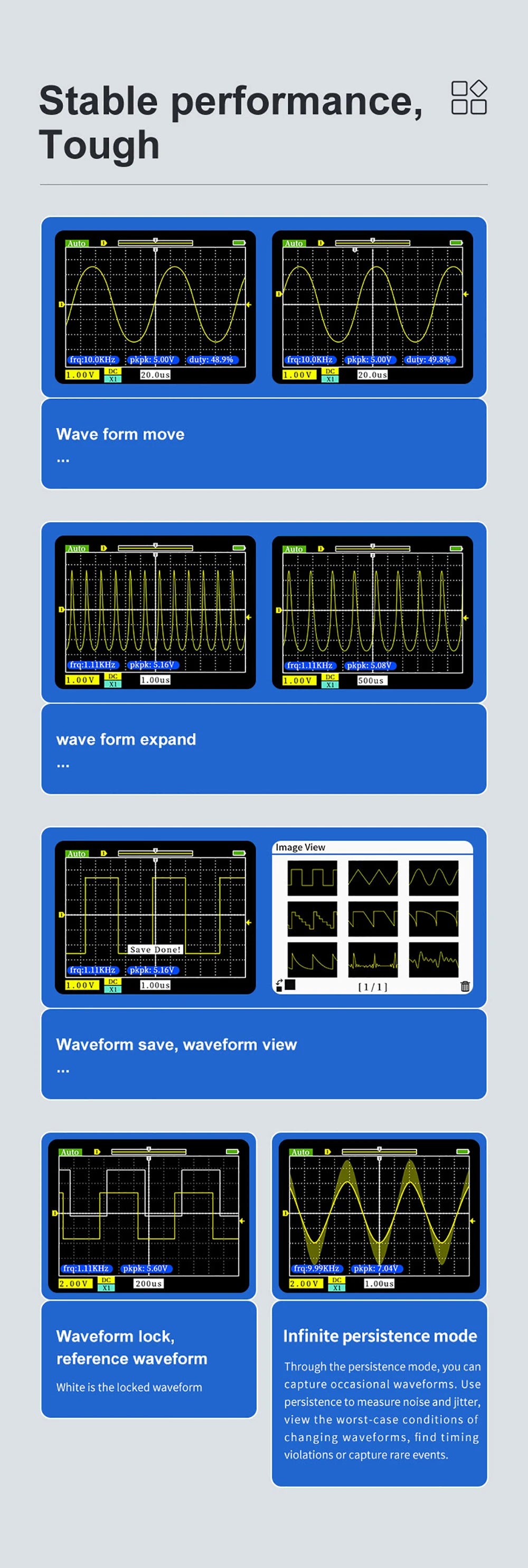 FNIRSI 1C15 Professional Digital Oscilloscope