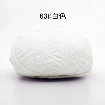 10 Balls/Lot 500g Natural Soft Silk Cotton Yarn for Knitting