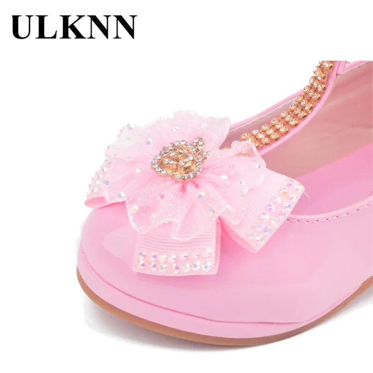 ULKNN Children Leather Shoes