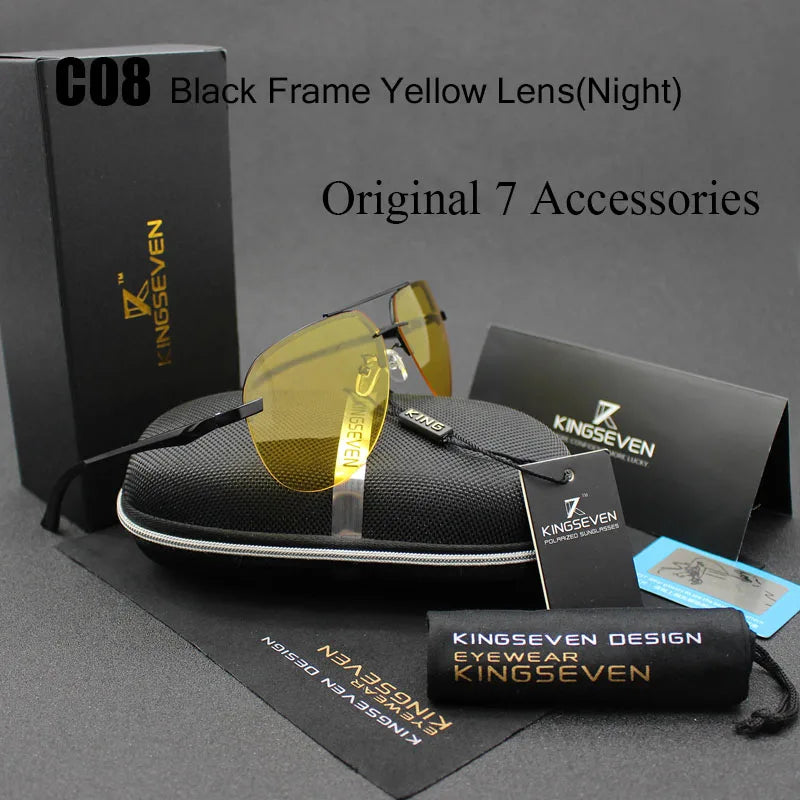 KINGSEVEN Aluminum Magnesium Polarized Sunglasses