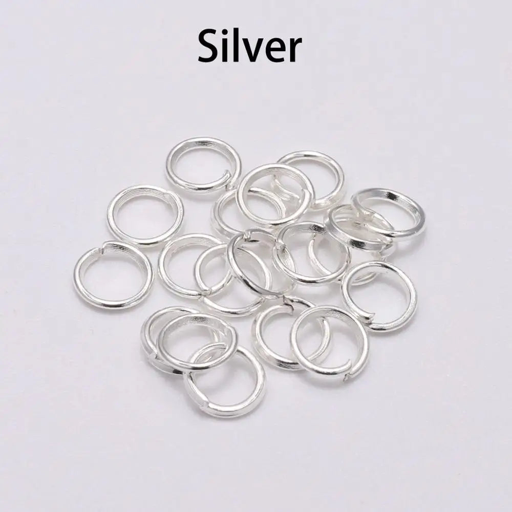 50-200Pcs/lot 3-20 mm Split Rings Connectors For DIY Jewelry