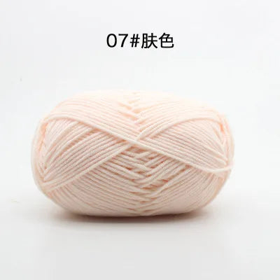 10 Balls/Lot 500g Natural Soft Silk Cotton Yarn for Knitting