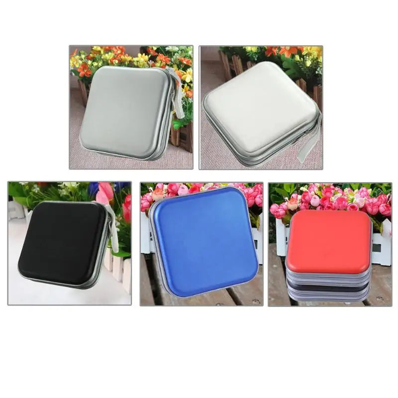 Portable 40Pcs Disc CD DVD Wallet Storage Organizer