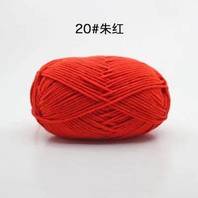 10 Balls/Lot 500g Natural Soft Silk Cotton Yarn for Knitting